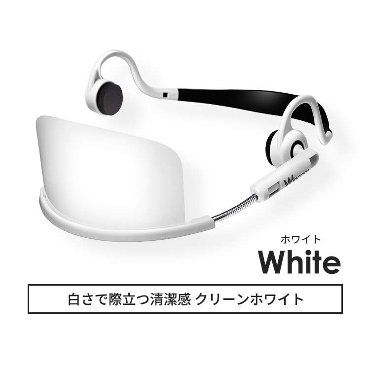ヘッドセットマスク　ホワイト（5個入り）